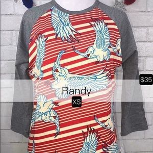LuLaRoe Americana Randy XS